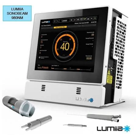 Equipo láser Lumiia Sonobeam 980 nm utilizado en Alma Estética