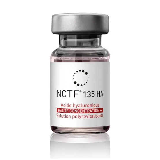 Vial de solución polirrevitalizante para mesoterapia capilar
