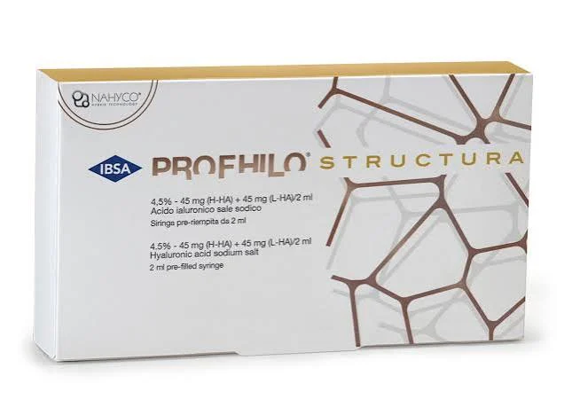 Envase de Profhilo Structura para soporte y volumen del rostro
