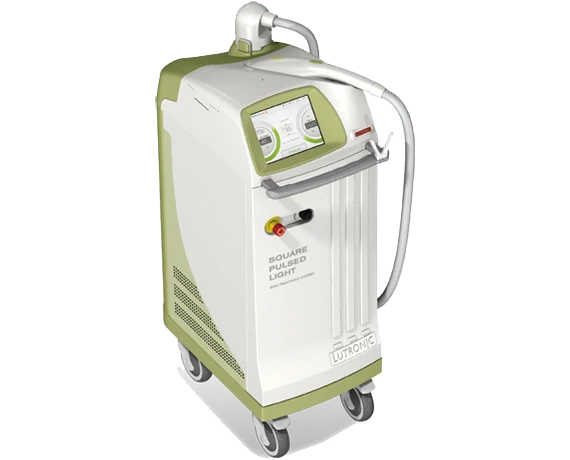 Equipo Solari de Lutronic, plataforma de luz pulsada intensa