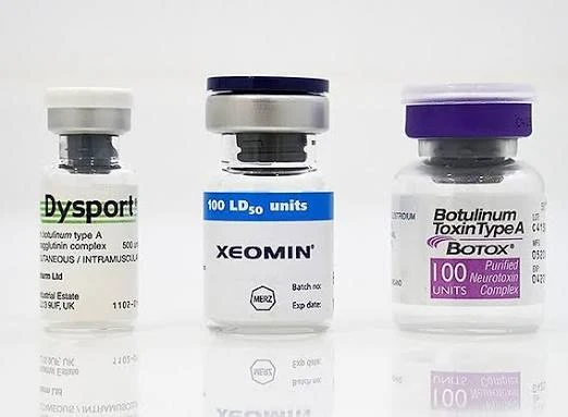 Viales de toxina botulínica tipo A: Dysport, Xeomin y Botox